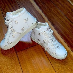 - White Versace jeans high top sz50